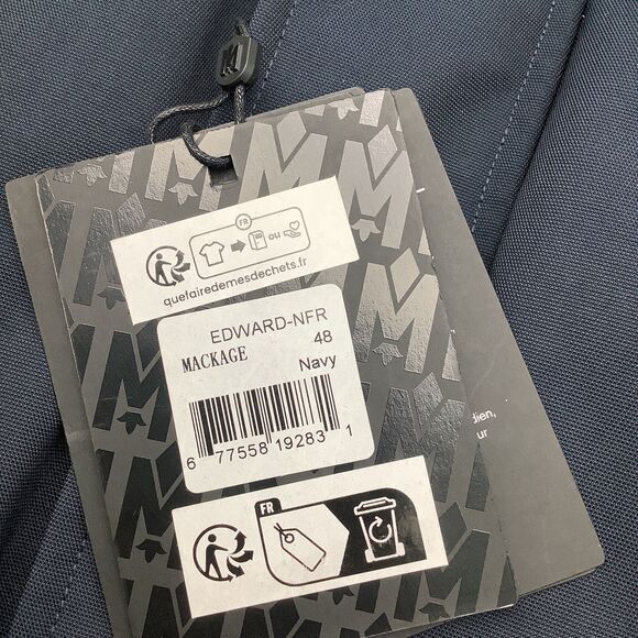 Mackage Mens Edward The Ultimate 2 in 1 Insulated Down Coat Navy Size 48 NWT - Picture 6 of 16
